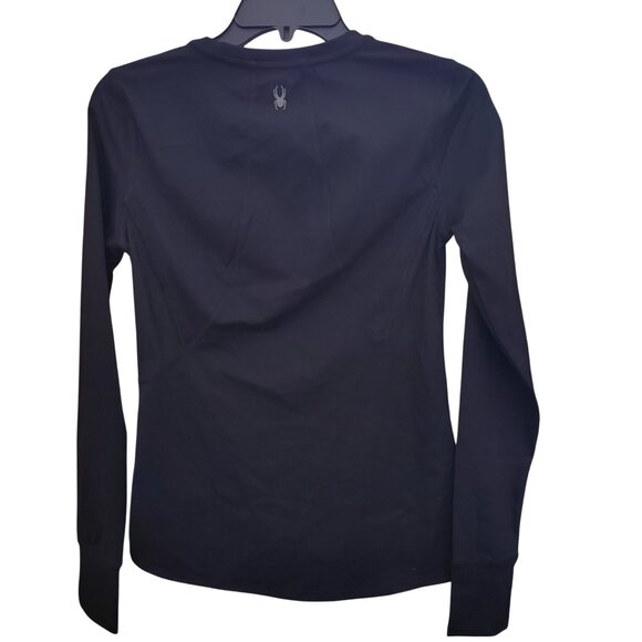 SPYDER Active Women XL Long Sleeve Pullover Activewear Pocket Shirt Thumb Hole - Picture 3 of 8